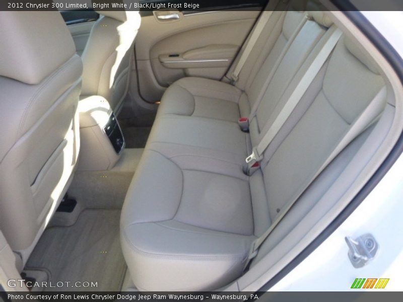 Bright White / Black/Light Frost Beige 2012 Chrysler 300 Limited