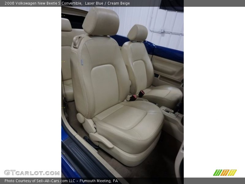 Laser Blue / Cream Beige 2008 Volkswagen New Beetle S Convertible