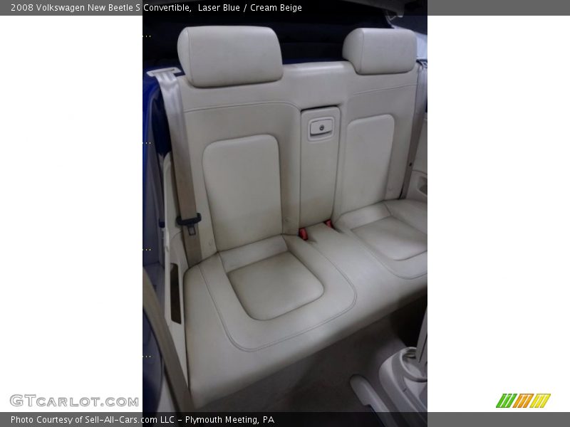 Laser Blue / Cream Beige 2008 Volkswagen New Beetle S Convertible