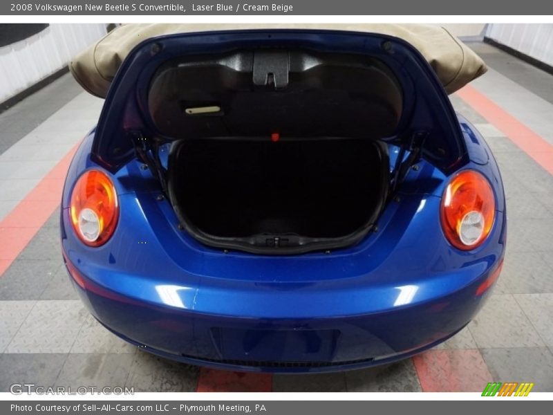 Laser Blue / Cream Beige 2008 Volkswagen New Beetle S Convertible