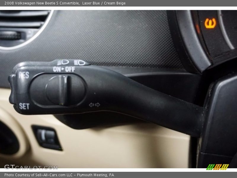 Laser Blue / Cream Beige 2008 Volkswagen New Beetle S Convertible