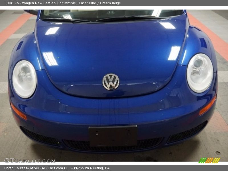 Laser Blue / Cream Beige 2008 Volkswagen New Beetle S Convertible