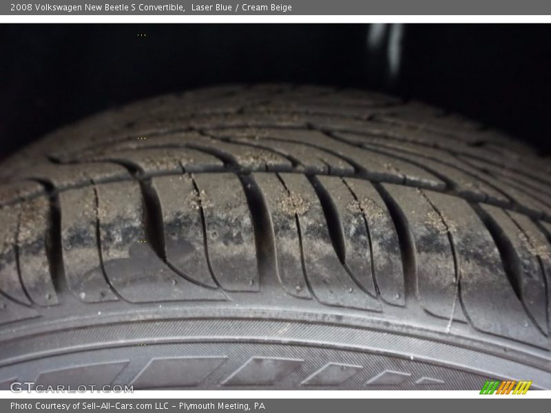 Laser Blue / Cream Beige 2008 Volkswagen New Beetle S Convertible