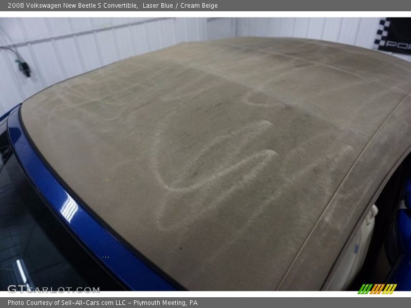 Laser Blue / Cream Beige 2008 Volkswagen New Beetle S Convertible