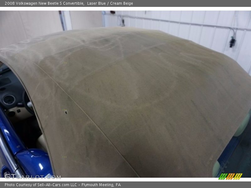 Laser Blue / Cream Beige 2008 Volkswagen New Beetle S Convertible