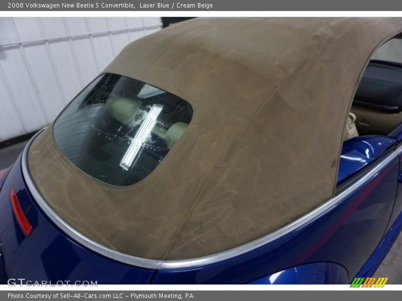 Laser Blue / Cream Beige 2008 Volkswagen New Beetle S Convertible