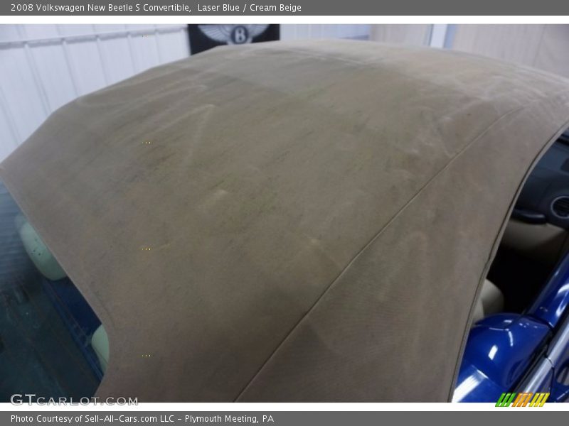Laser Blue / Cream Beige 2008 Volkswagen New Beetle S Convertible