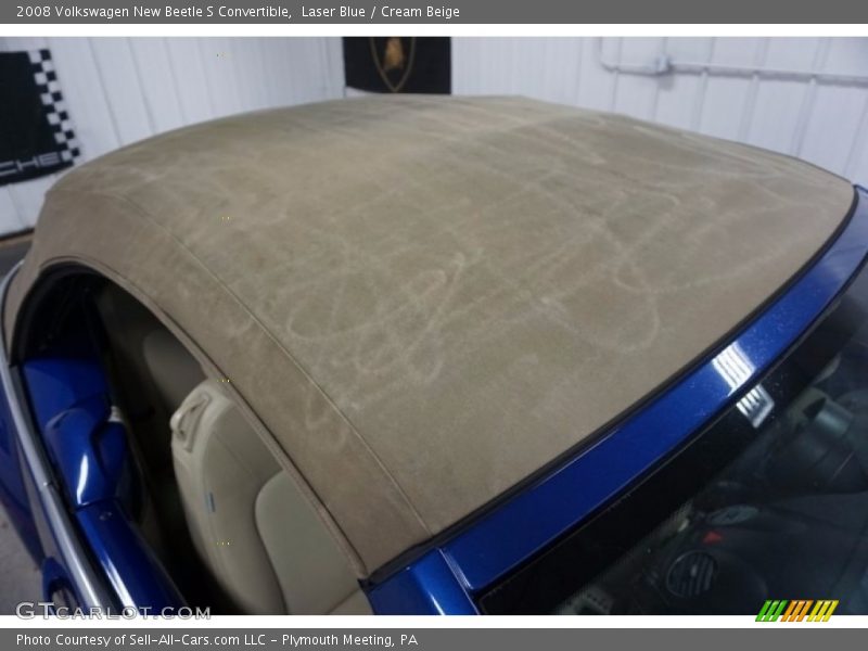 Laser Blue / Cream Beige 2008 Volkswagen New Beetle S Convertible