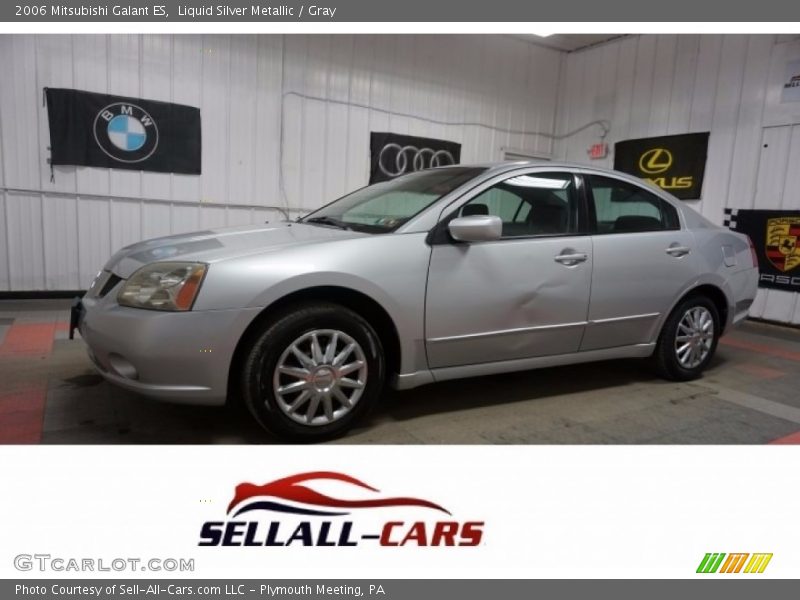 Liquid Silver Metallic / Gray 2006 Mitsubishi Galant ES