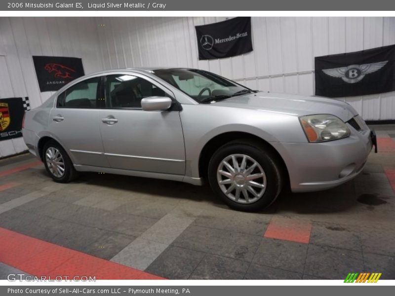 Liquid Silver Metallic / Gray 2006 Mitsubishi Galant ES
