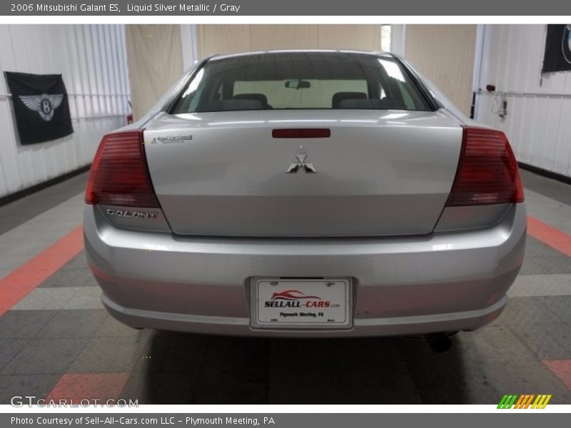 Liquid Silver Metallic / Gray 2006 Mitsubishi Galant ES