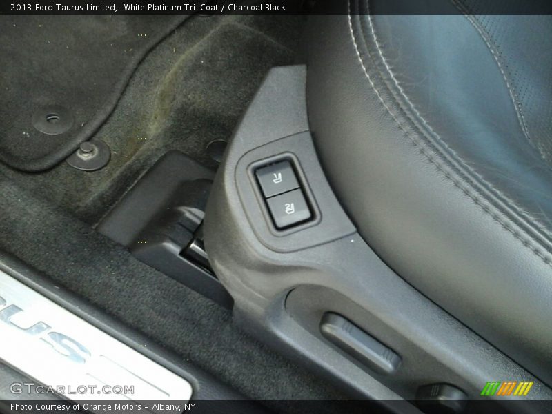 White Platinum Tri-Coat / Charcoal Black 2013 Ford Taurus Limited