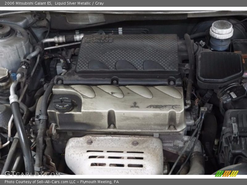 Liquid Silver Metallic / Gray 2006 Mitsubishi Galant ES