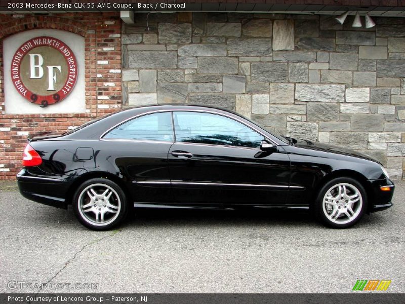 Black / Charcoal 2003 Mercedes-Benz CLK 55 AMG Coupe