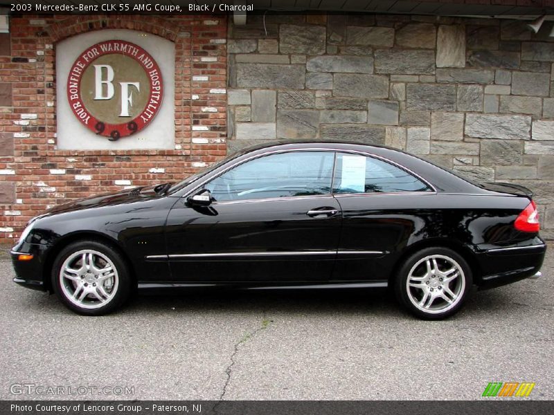 Black / Charcoal 2003 Mercedes-Benz CLK 55 AMG Coupe