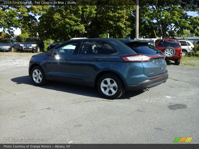 Too Good to Be Blue / Ebony 2016 Ford Edge SE