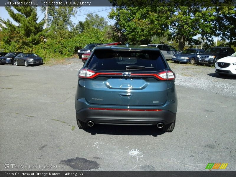 Too Good to Be Blue / Ebony 2016 Ford Edge SE