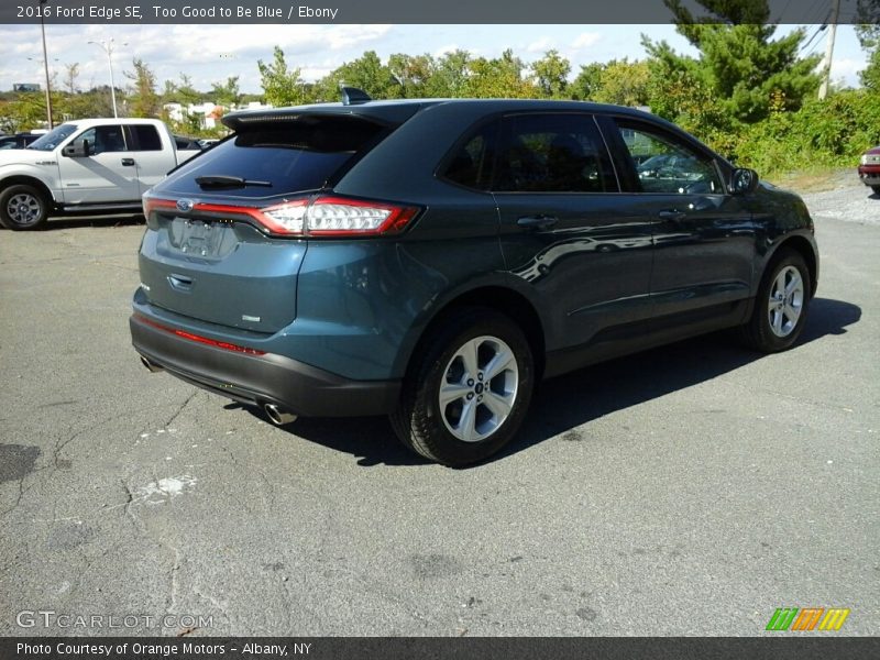 Too Good to Be Blue / Ebony 2016 Ford Edge SE