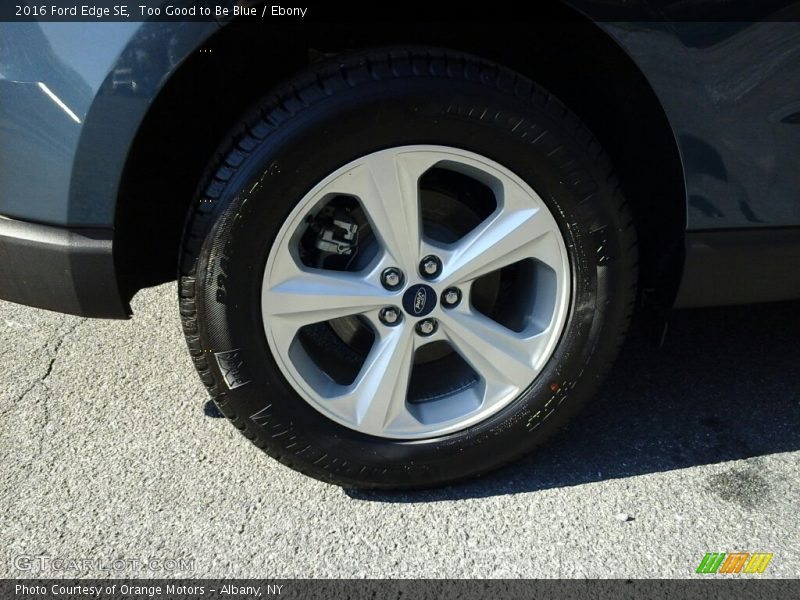Too Good to Be Blue / Ebony 2016 Ford Edge SE