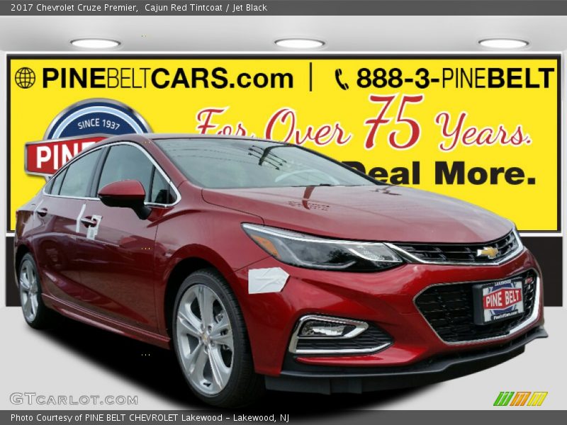 Cajun Red Tintcoat / Jet Black 2017 Chevrolet Cruze Premier