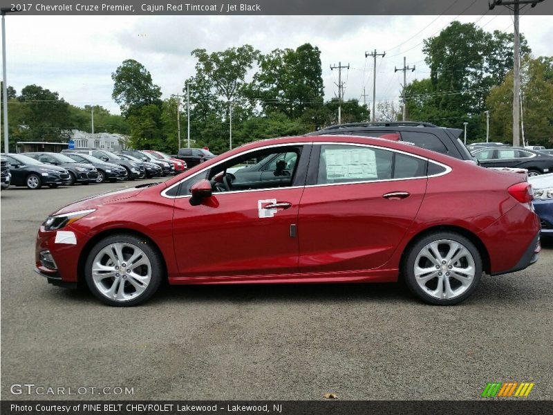 Cajun Red Tintcoat / Jet Black 2017 Chevrolet Cruze Premier