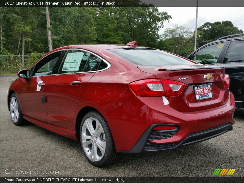 Cajun Red Tintcoat / Jet Black 2017 Chevrolet Cruze Premier