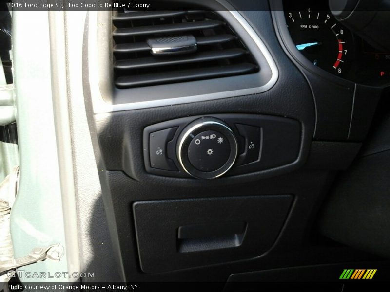 Too Good to Be Blue / Ebony 2016 Ford Edge SE
