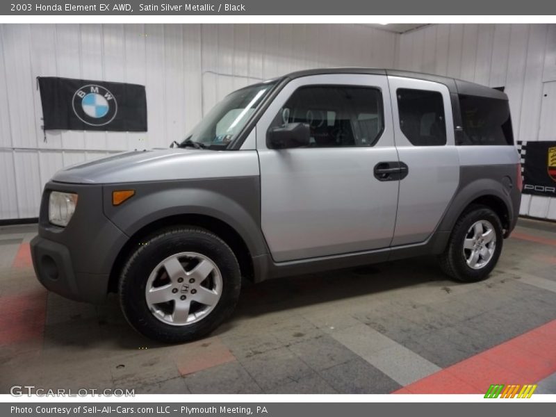 Satin Silver Metallic / Black 2003 Honda Element EX AWD