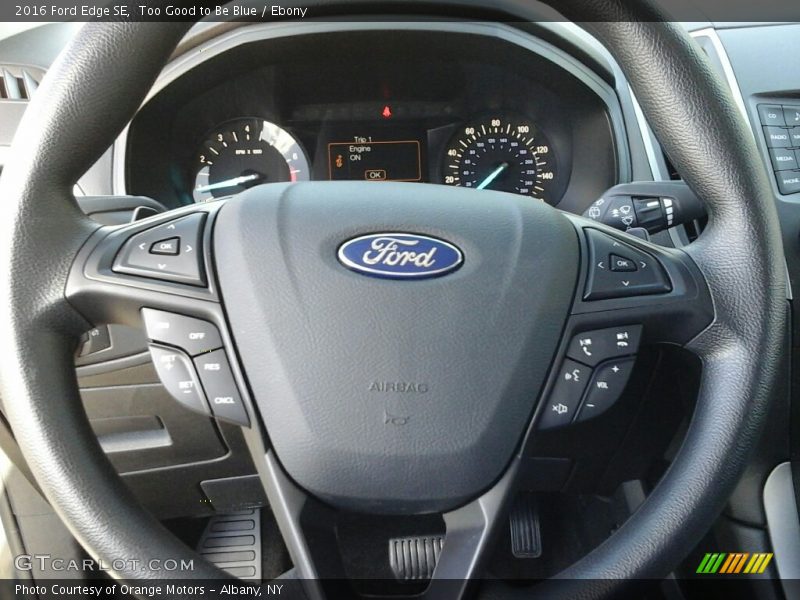 Too Good to Be Blue / Ebony 2016 Ford Edge SE