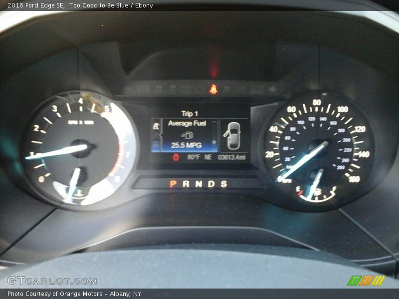 Too Good to Be Blue / Ebony 2016 Ford Edge SE