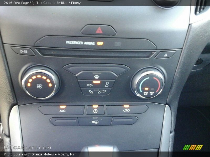 Too Good to Be Blue / Ebony 2016 Ford Edge SE