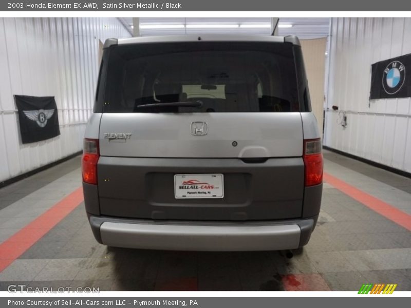 Satin Silver Metallic / Black 2003 Honda Element EX AWD