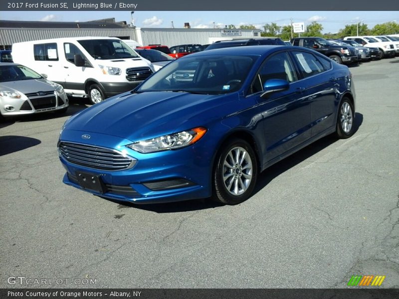 Lightning Blue / Ebony 2017 Ford Fusion SE