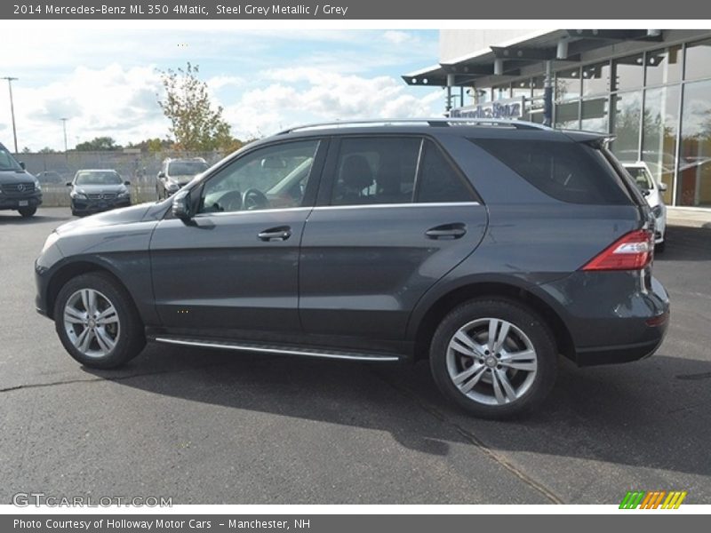 Steel Grey Metallic / Grey 2014 Mercedes-Benz ML 350 4Matic