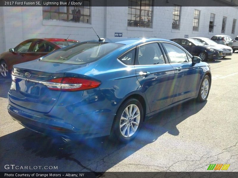 Lightning Blue / Ebony 2017 Ford Fusion SE
