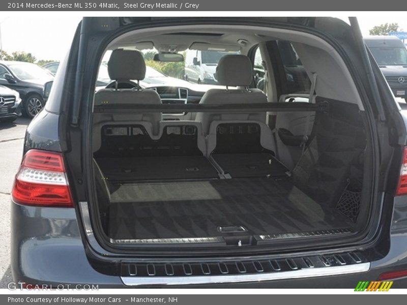Steel Grey Metallic / Grey 2014 Mercedes-Benz ML 350 4Matic
