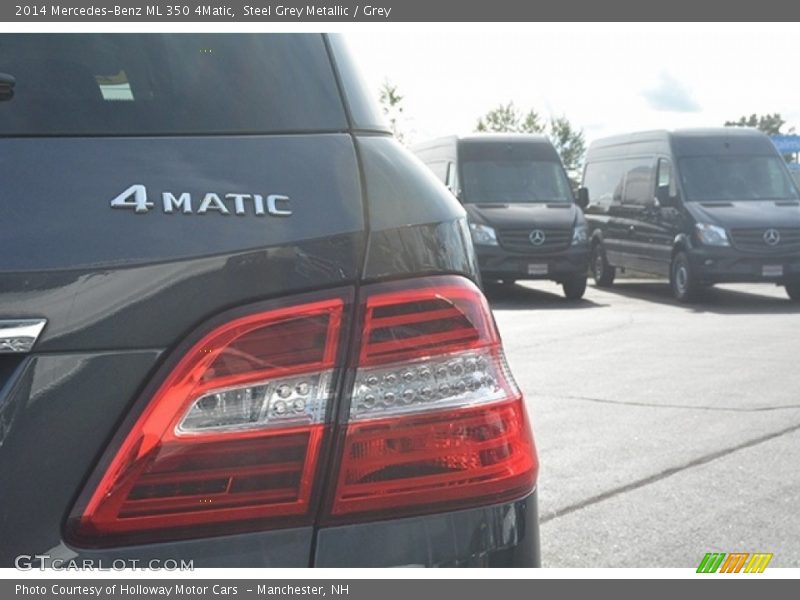 Steel Grey Metallic / Grey 2014 Mercedes-Benz ML 350 4Matic