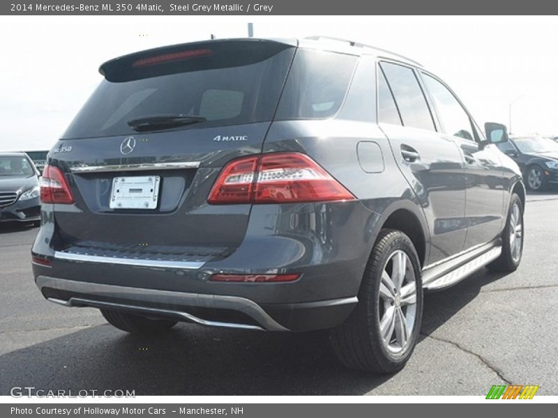 Steel Grey Metallic / Grey 2014 Mercedes-Benz ML 350 4Matic
