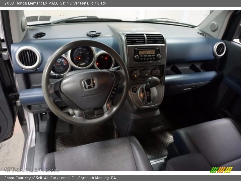 Satin Silver Metallic / Black 2003 Honda Element EX AWD