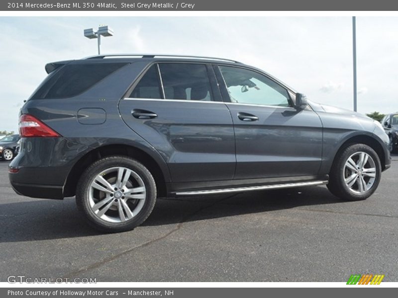 Steel Grey Metallic / Grey 2014 Mercedes-Benz ML 350 4Matic