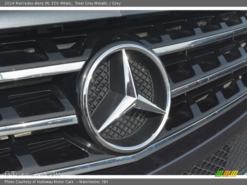 Steel Grey Metallic / Grey 2014 Mercedes-Benz ML 350 4Matic