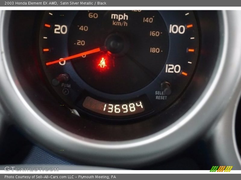 Satin Silver Metallic / Black 2003 Honda Element EX AWD