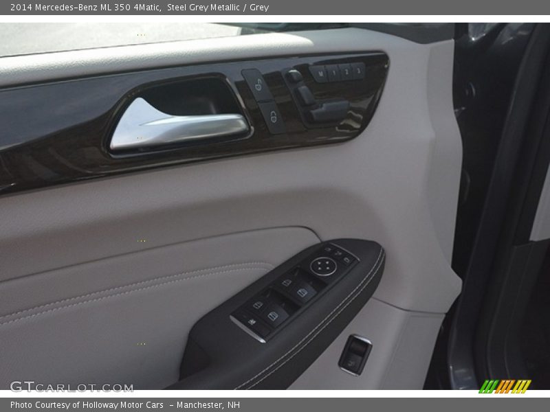 Steel Grey Metallic / Grey 2014 Mercedes-Benz ML 350 4Matic