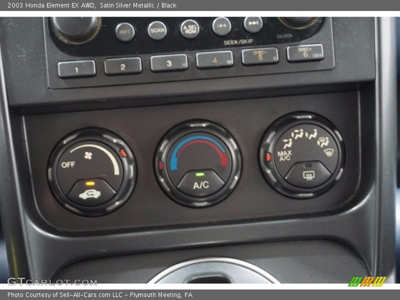 Satin Silver Metallic / Black 2003 Honda Element EX AWD
