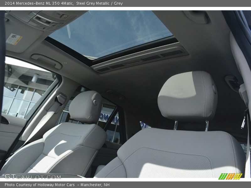 Steel Grey Metallic / Grey 2014 Mercedes-Benz ML 350 4Matic
