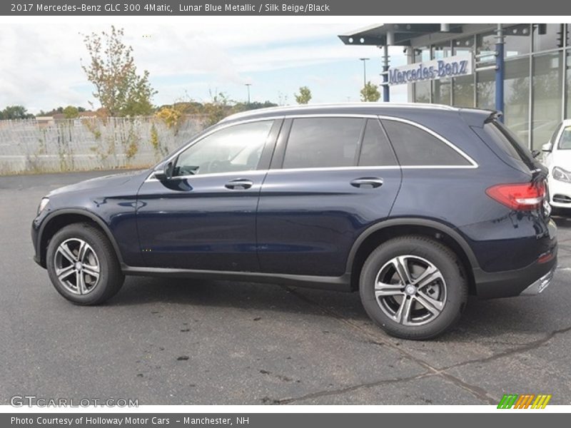 Lunar Blue Metallic / Silk Beige/Black 2017 Mercedes-Benz GLC 300 4Matic