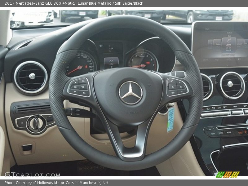Lunar Blue Metallic / Silk Beige/Black 2017 Mercedes-Benz GLC 300 4Matic