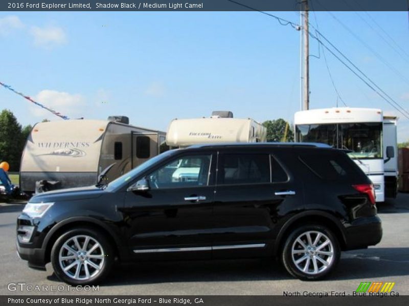 Shadow Black / Medium Light Camel 2016 Ford Explorer Limited