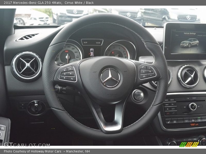 Cirrus White / Black 2017 Mercedes-Benz GLA 250 4Matic