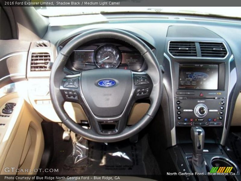 Shadow Black / Medium Light Camel 2016 Ford Explorer Limited